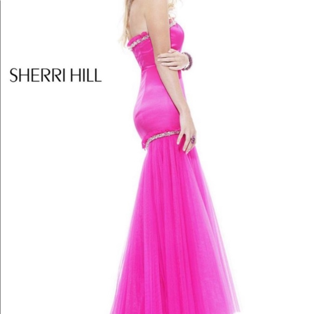 Sherri Hill fuchsia dress. Never worn
